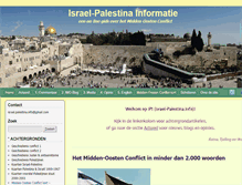 Tablet Screenshot of israel-palestina.info